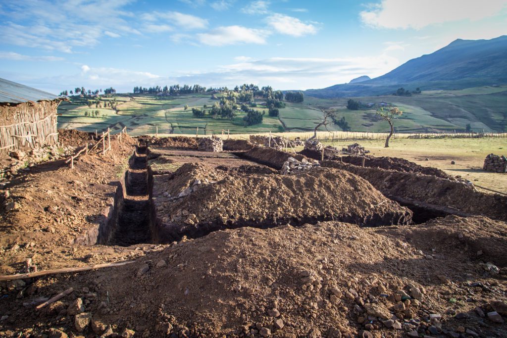 School construction in Simien National parc has started